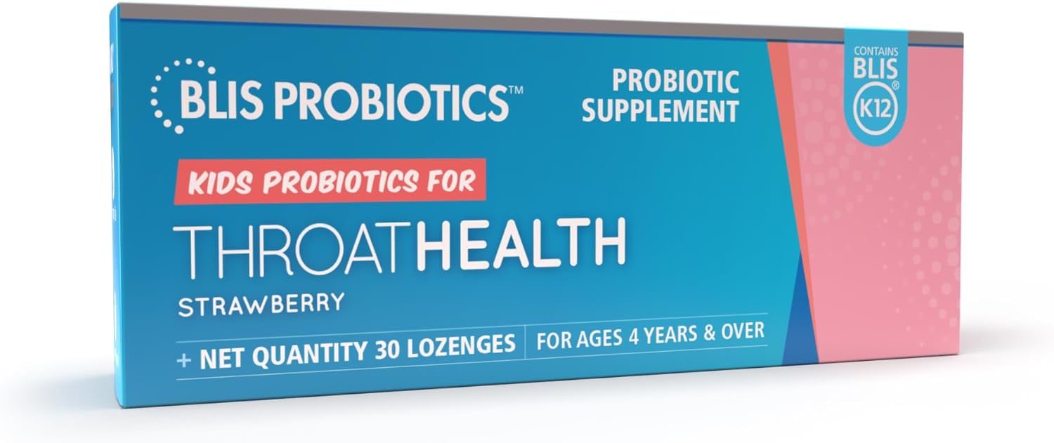 Kids ThroatHealth with BLIS K12® | Strawberry Flavour
