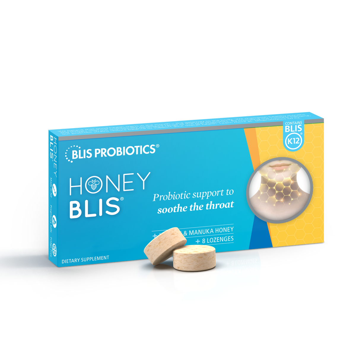 HoneyBLIS® with BLIS K12® | Soothing Throat Lozenges