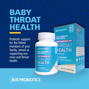 Baby ThroatHealth with BLIS K12® | Vanilla Flavour