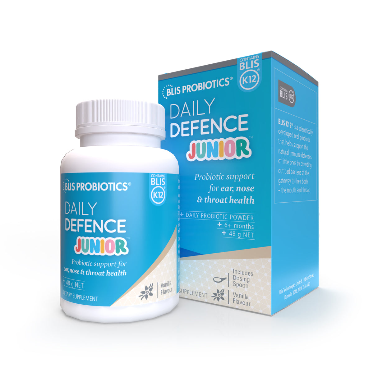 DailyDefence Junior™ with BLIS K12® | Vanilla Flavour