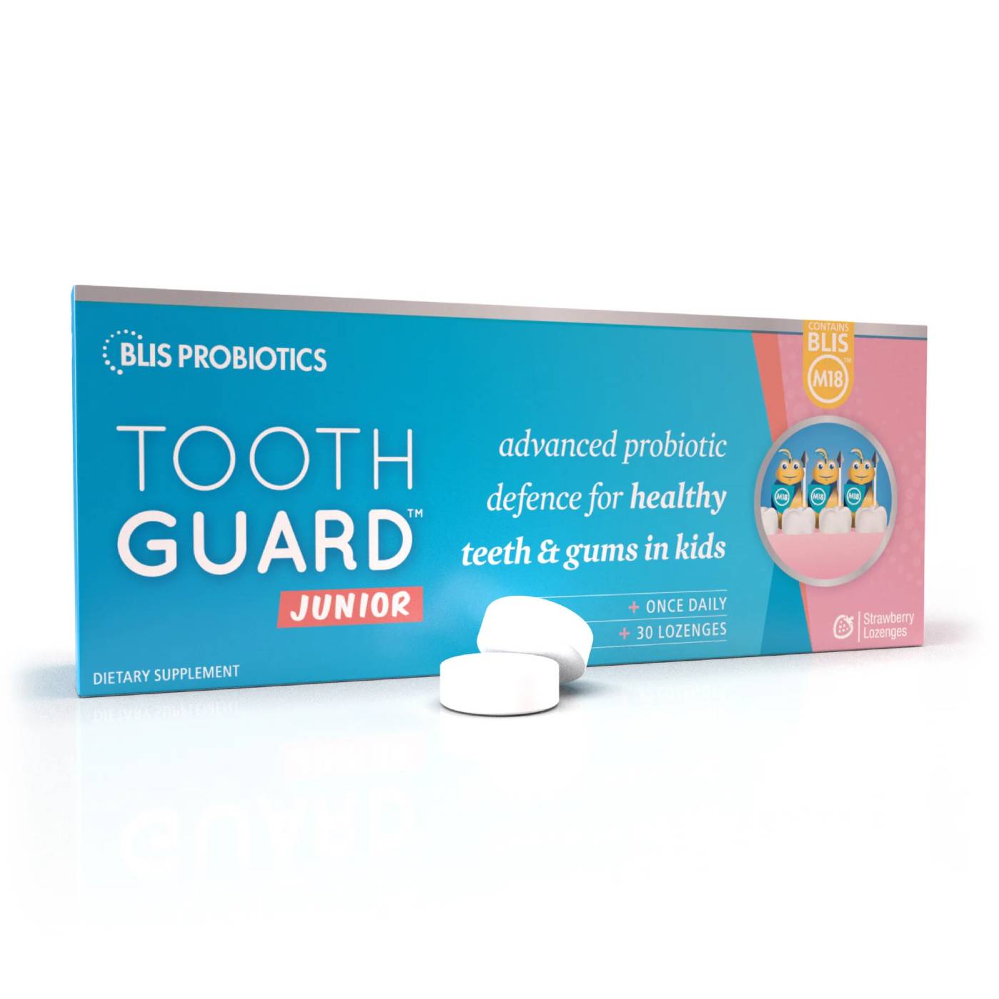 Tooth Guard Junior - advanced probiotic defence for healthy teeth & gums in kids
