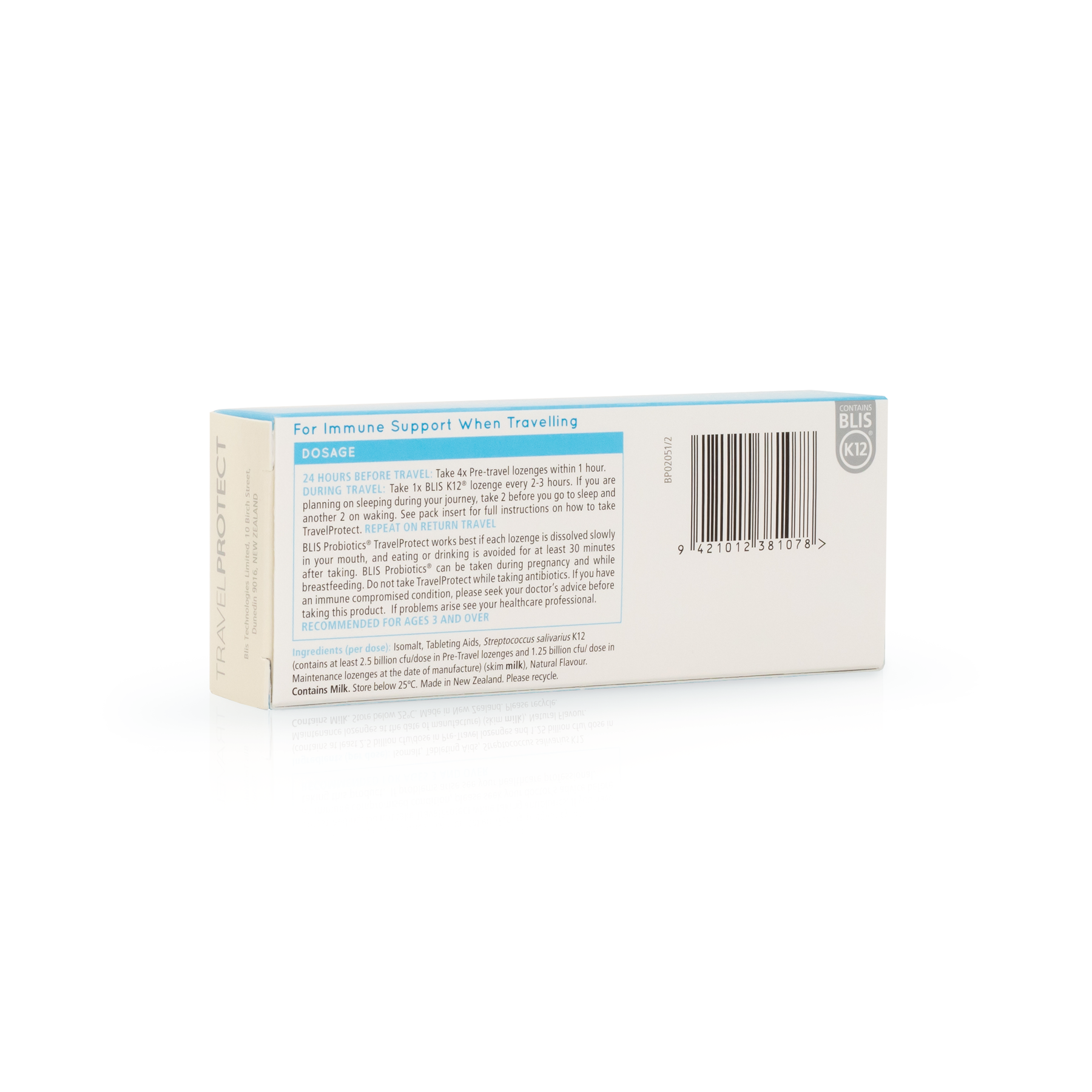 TravelProtect with BLIS K12® | Probiotics for Travellers