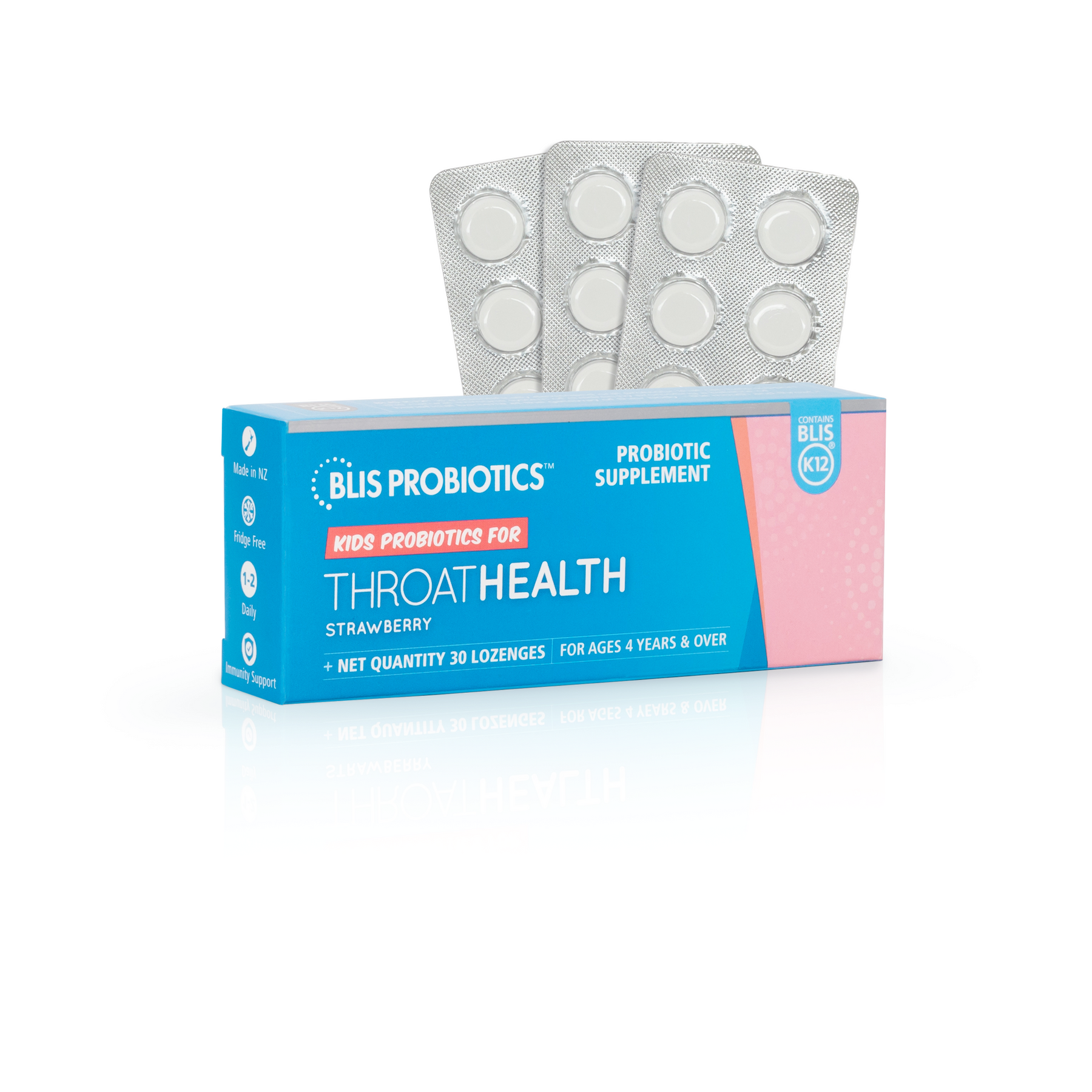 Kids ThroatHealth with BLIS K12® | Strawberry Flavour