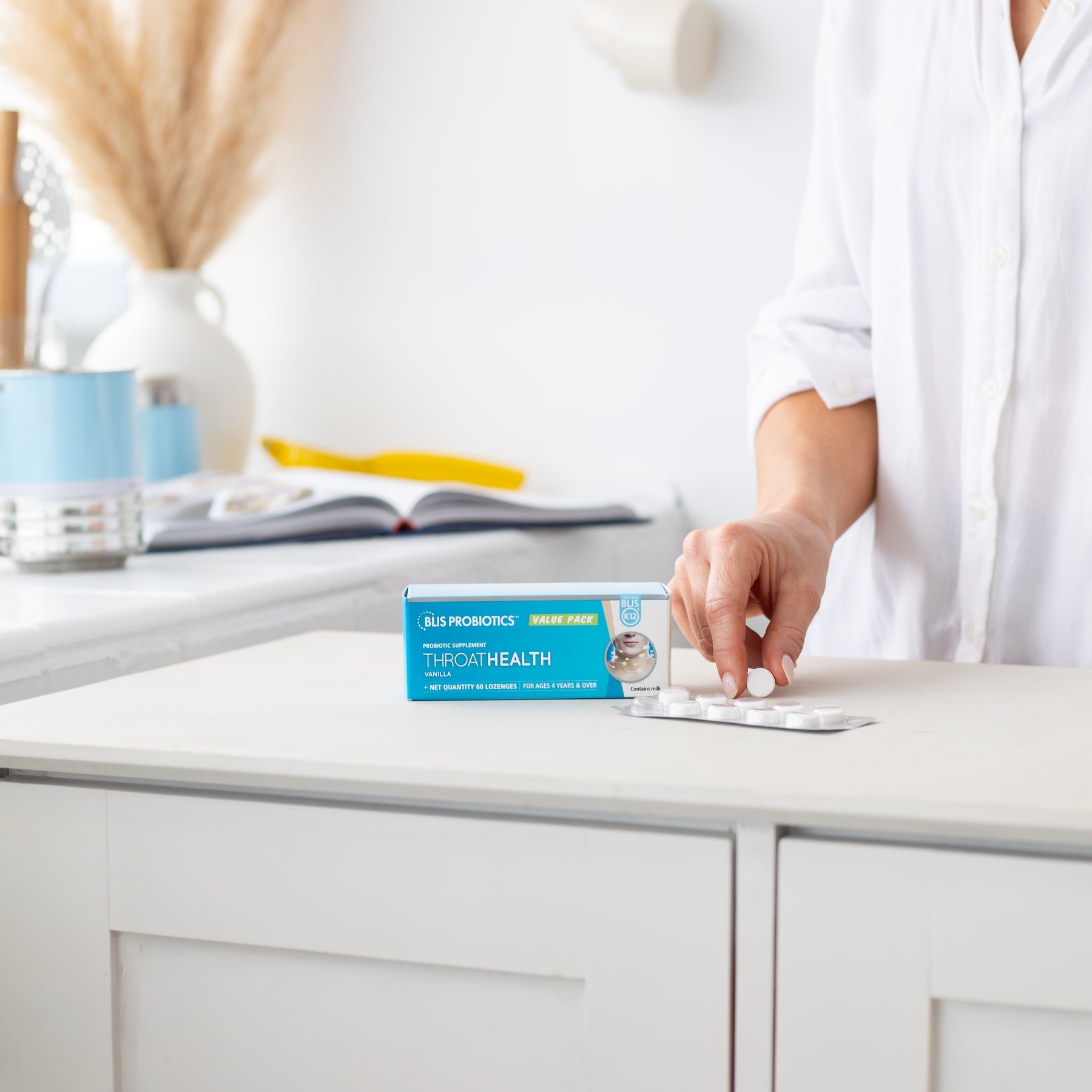 ThroatHealth with BLIS K12® | High-Strength Throat Probiotic