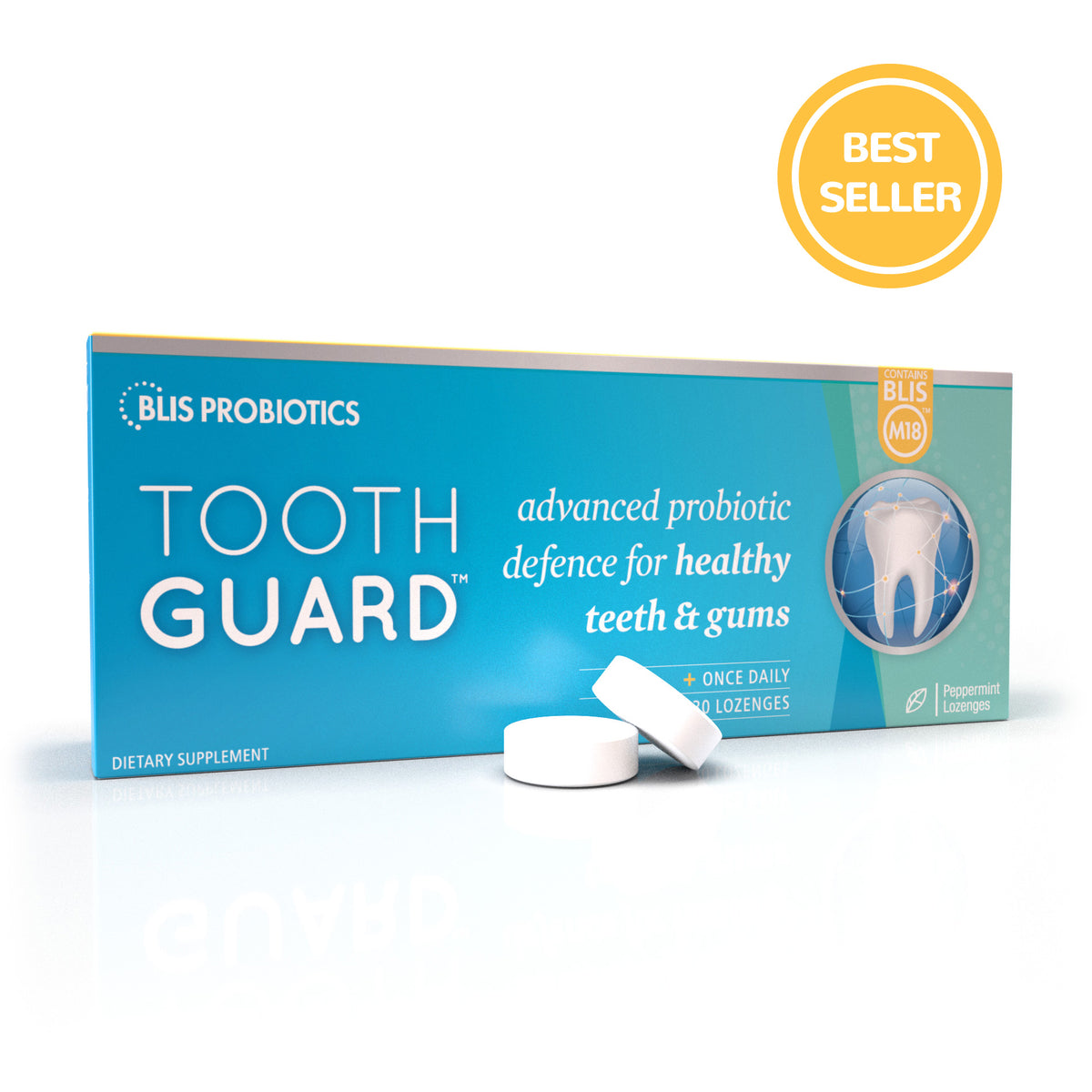 Image of mouth probiotics, ToothGuard - a dental probiotic for healthy teeth and gums. | Blis Probiotics